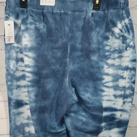 Lane Bryant Livi Sweatpant Joggers Blue Tie Dye Size 14/16 NWT - Picture 10 of 13
